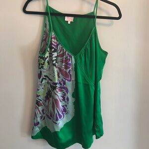 Parker printed silk camisole